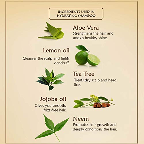 Ancient Living Hydrating Shampoo - Paraben & Sulfate Free, 200ml - Gentle Cleansing for Dry & Damaged Hair - Perfect for Daily Use & Color-Treated Hair