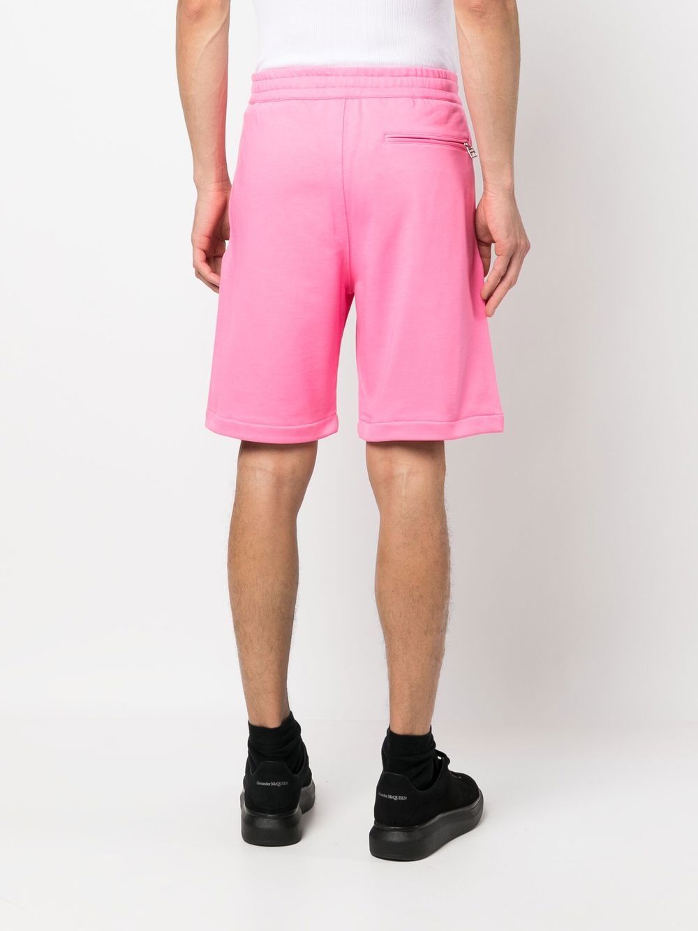 Alexander McQueen Women's Pink Shorts - High Waisted Casual Summer Shorts for Women | Perfect for Beach, Travel & Everyday Wear
