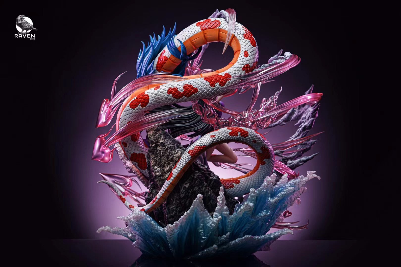 Raven Studio Boa Hancock One Piece Anime Figure - Premium Collectible Statue for Anime Fans, Home Decor, and Gift Giving