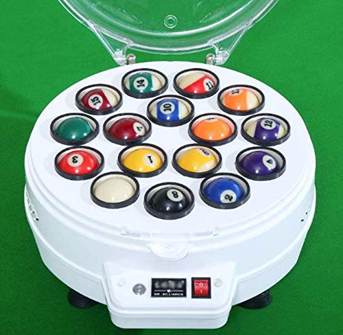 Professional Pool Ball Cleaner & Polisher - Bulletproof Billiard Ball Cleaning Machine for Home & Tournament Use | Deep Clean, Polish & Maintain Billiard Balls | Perfect for Pool Halls, Game Rooms & Professional Players