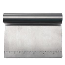 Stainless Steel Dough Scraper with Measurements - Perfect for Baking, Pastry Making & Cake Decorating - A La Tarte Kitchen Tool