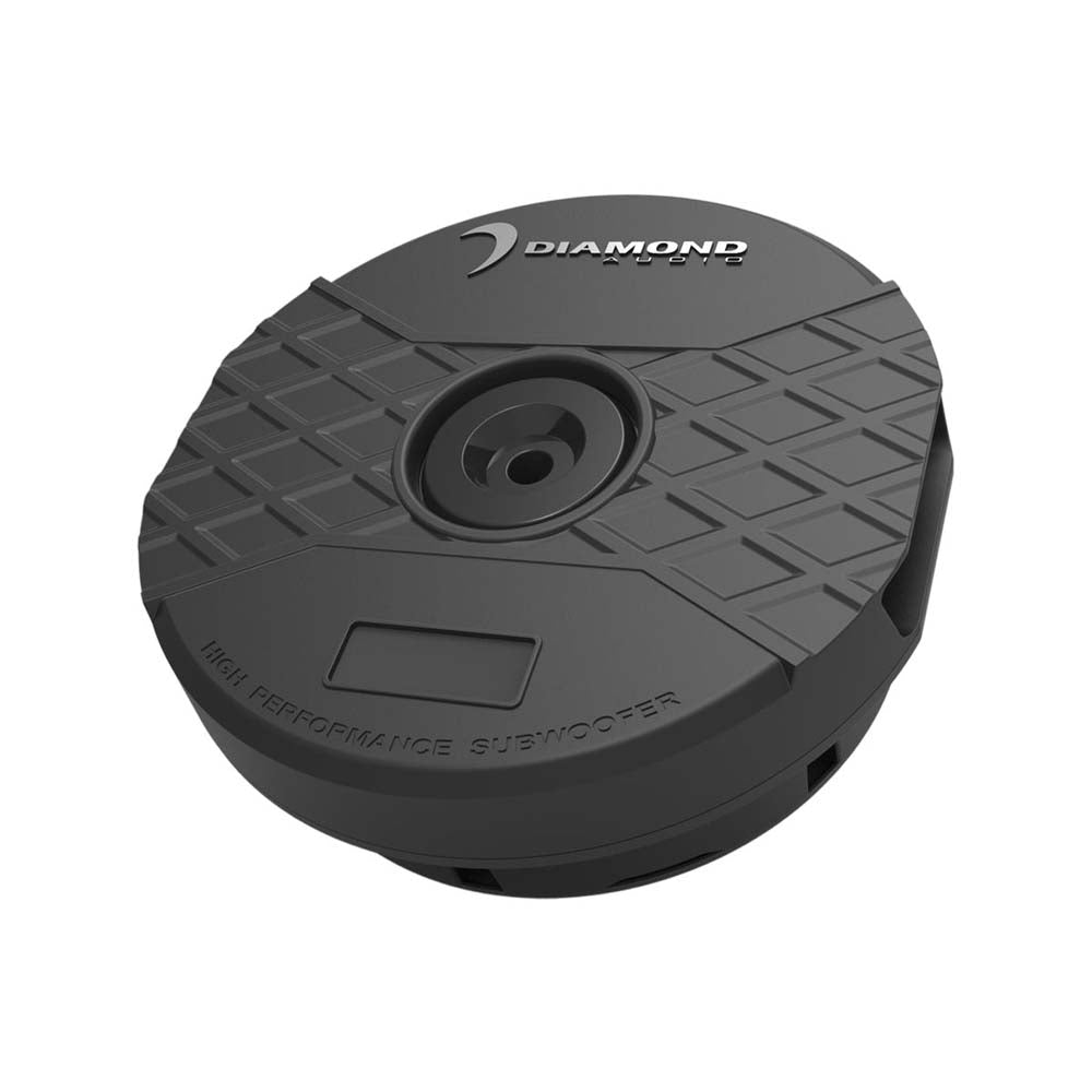 Refurbished Diamond Audio DPST12 DMD 11 300W RMS Passive Subwoofer for Car Audio - Fits Spare Tire Space, Non-Amplified Bass Enhancement for Trucks & SUVs
