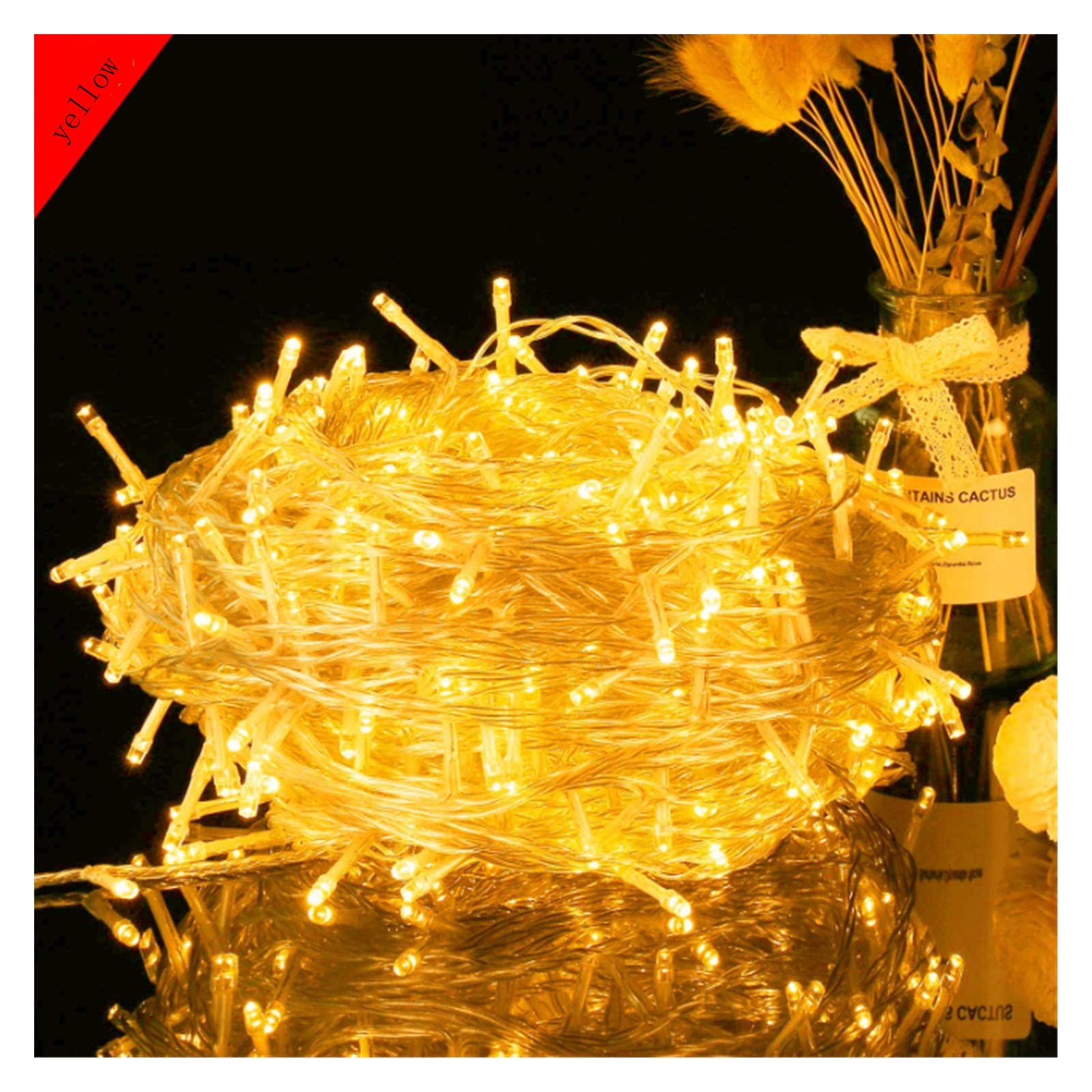LIUPENGWEI 10M-600M LED String Lights - 100 to 6000 LEDs, 8 Lighting Modes, IP65 Waterproof Fairy Lights for Indoor & Outdoor Decor - Perfect for Christmas, Weddings, Parties, Ceiling, Garden, Wall & Halloween Decorations