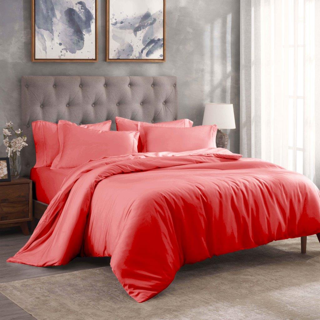 Premium 100% Egyptian Cotton Duvet Cover Set - 300 Thread Count, Breathable & Soft Bedding for All Seasons - Perfect for Master Bedroom, Guest Room & Luxury Hotels