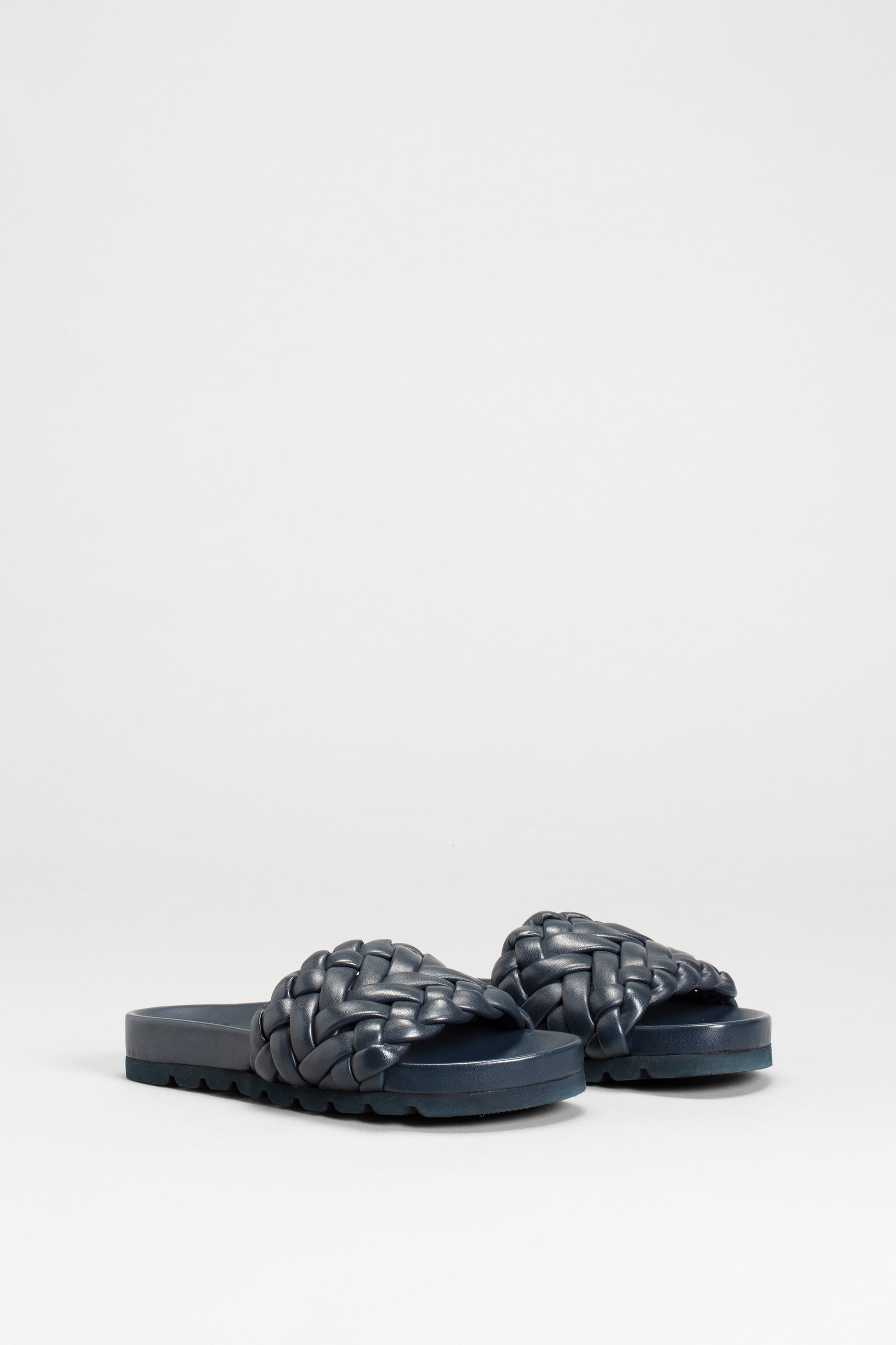 Elk The Label Braided Leather Slide Sandals - Comfortable & Stylish for Summer, Beach, and Casual Outings