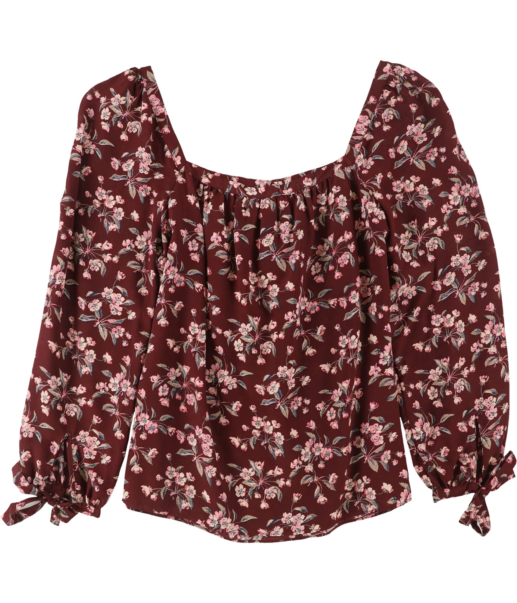 Rebecca Taylor Women's Tilda Pullover Blouse - Red XS | Casual & Office Wear | Elegant Long Sleeve Top for Work & Date Nights