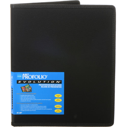 Itoya Art Profolio Evolution Presentation & Display Book - 8 x 10 Inches - Professional Art Portfolio for Artists, Designers & Photographers - Perfect for Interviews, Exhibitions & Client Presentations