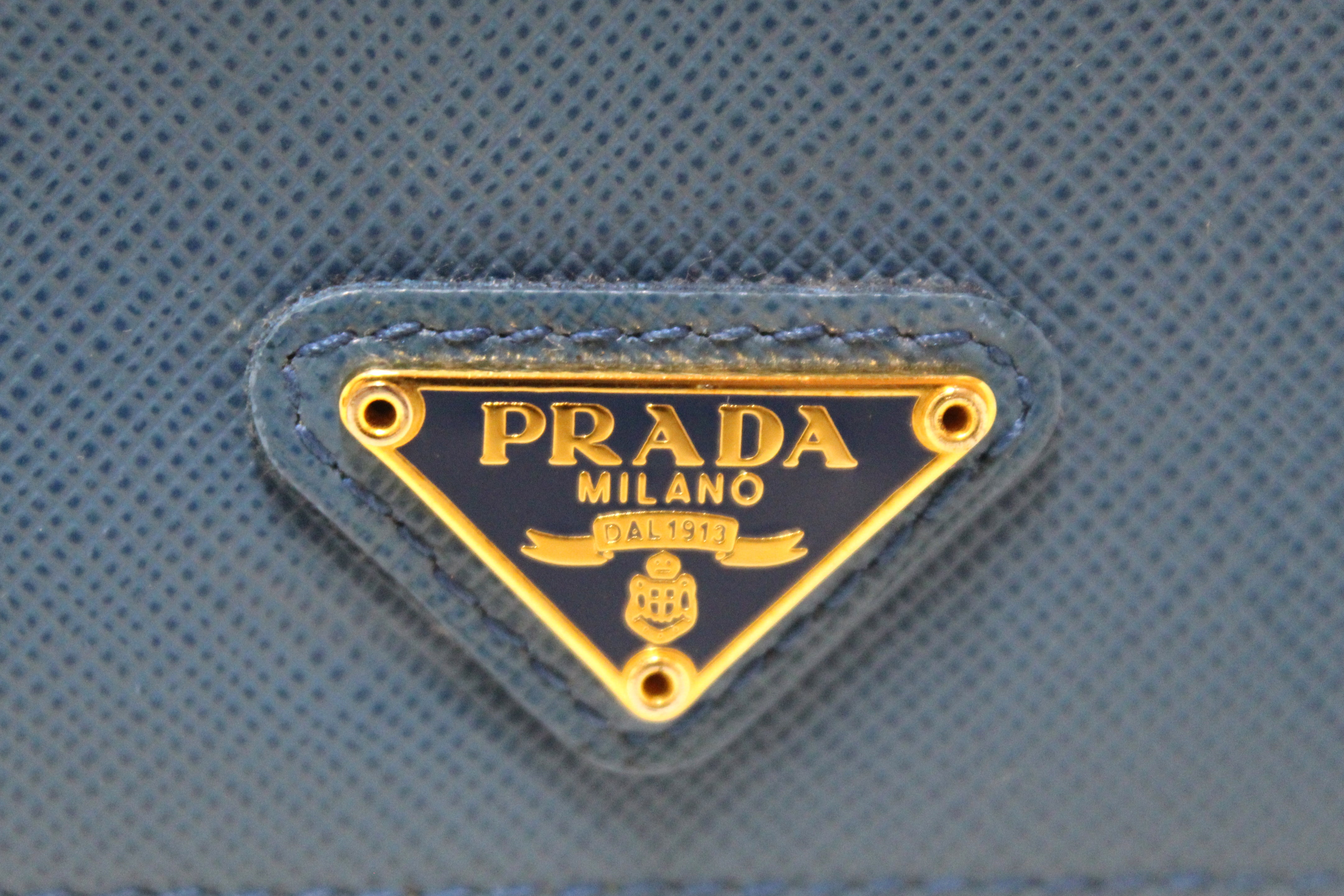 Authentic Prada Blue Saffiano Leather Accordion Card Holder Wallet 1MC211 - Luxury Slim RFID Blocking Credit Card Case for Women & Men, Perfect for Travel, Business & Everyday Use