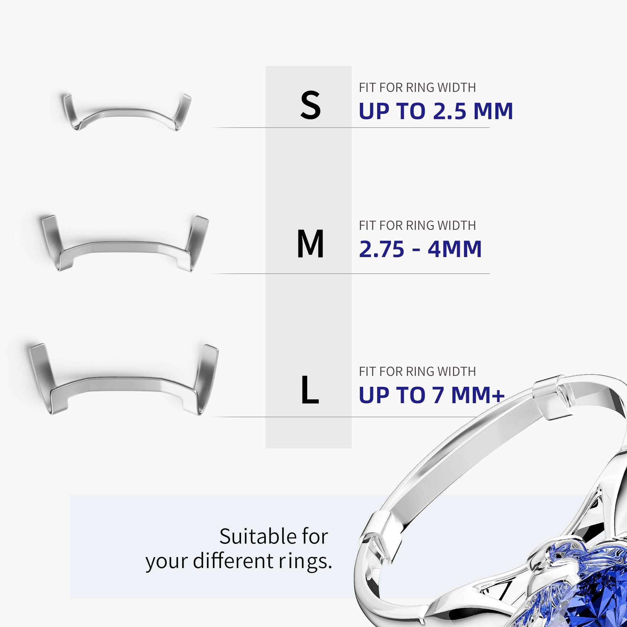 12 Pack Invisible Ring Size Adjusters - Metal Ring Guard Set for Loose Rings (Gold & Silver) | Ring Sizer for Men & Women | Perfect for Wedding Bands, Engagement Rings & Daily Jewelry Wear