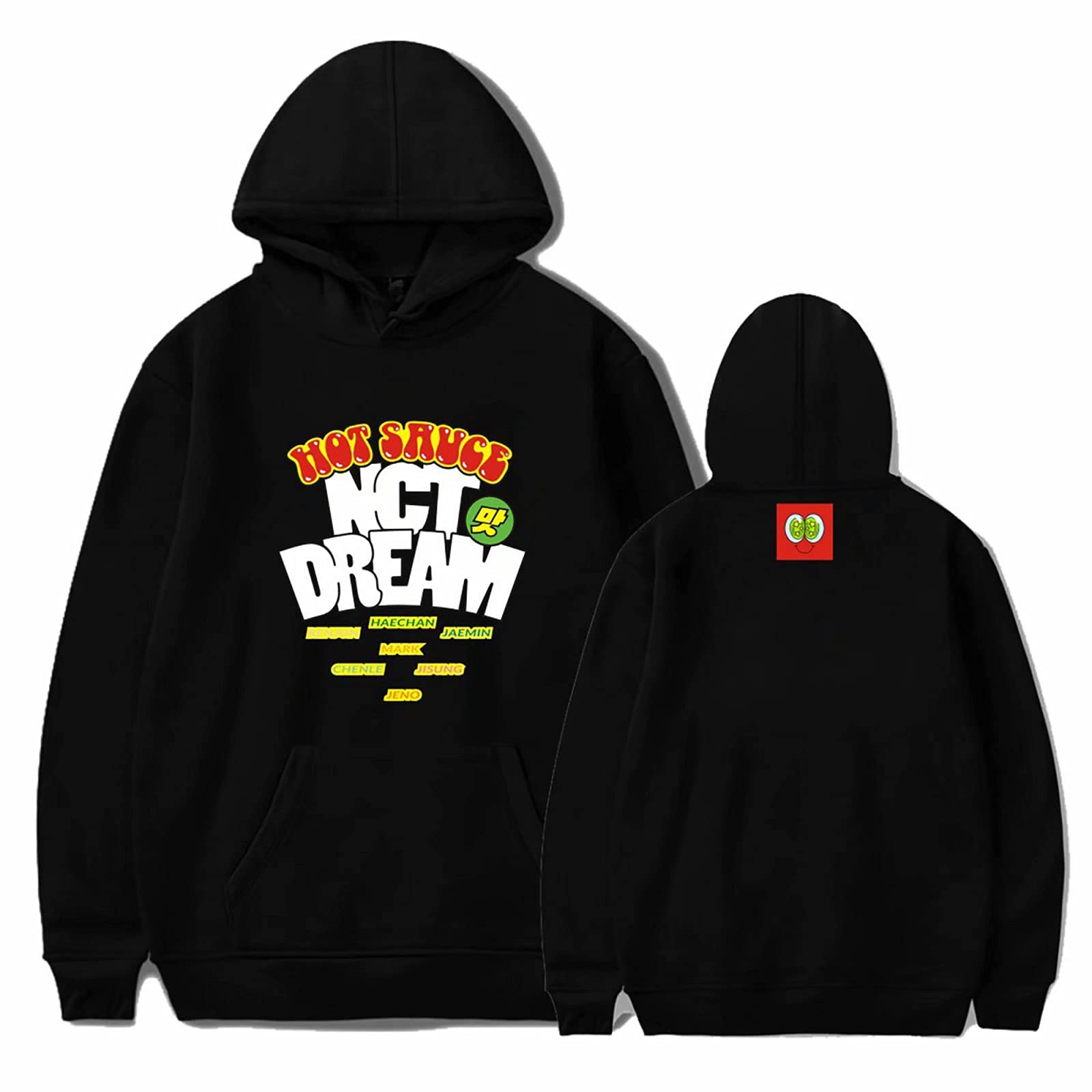 NCT Dream Hot Sauce Album Hoodie - Kpop Merch Sweatshirt for Fans - Jisung Jaemin Jeno Merchandise - Perfect for Concerts, Fan Meetings & Casual Wear