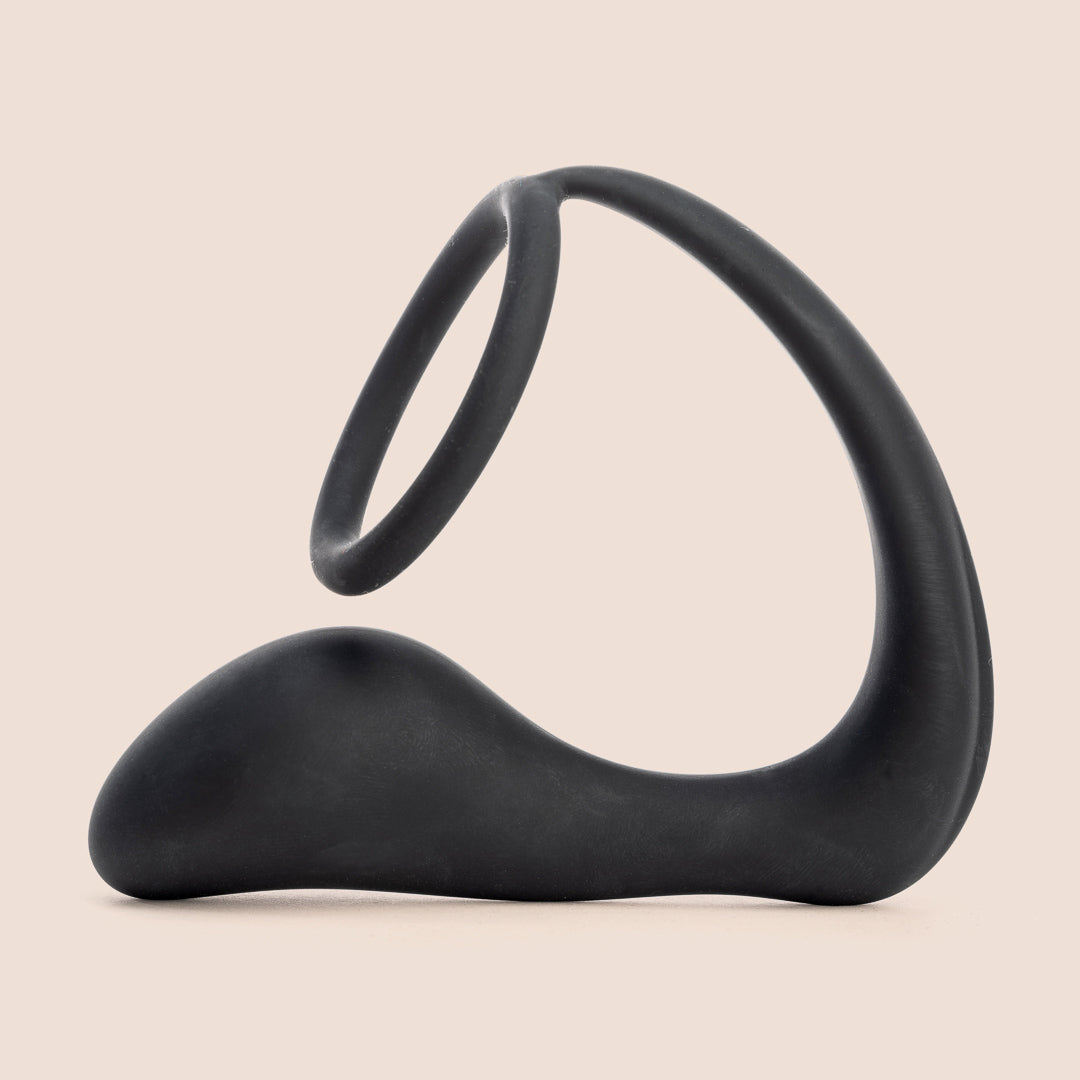SIMPLI Prostate Massager with Cock Ring - Dual Stimulation Anal Plug for Men | Enhance Pleasure & Performance | Perfect for Solo Play & Couples Use