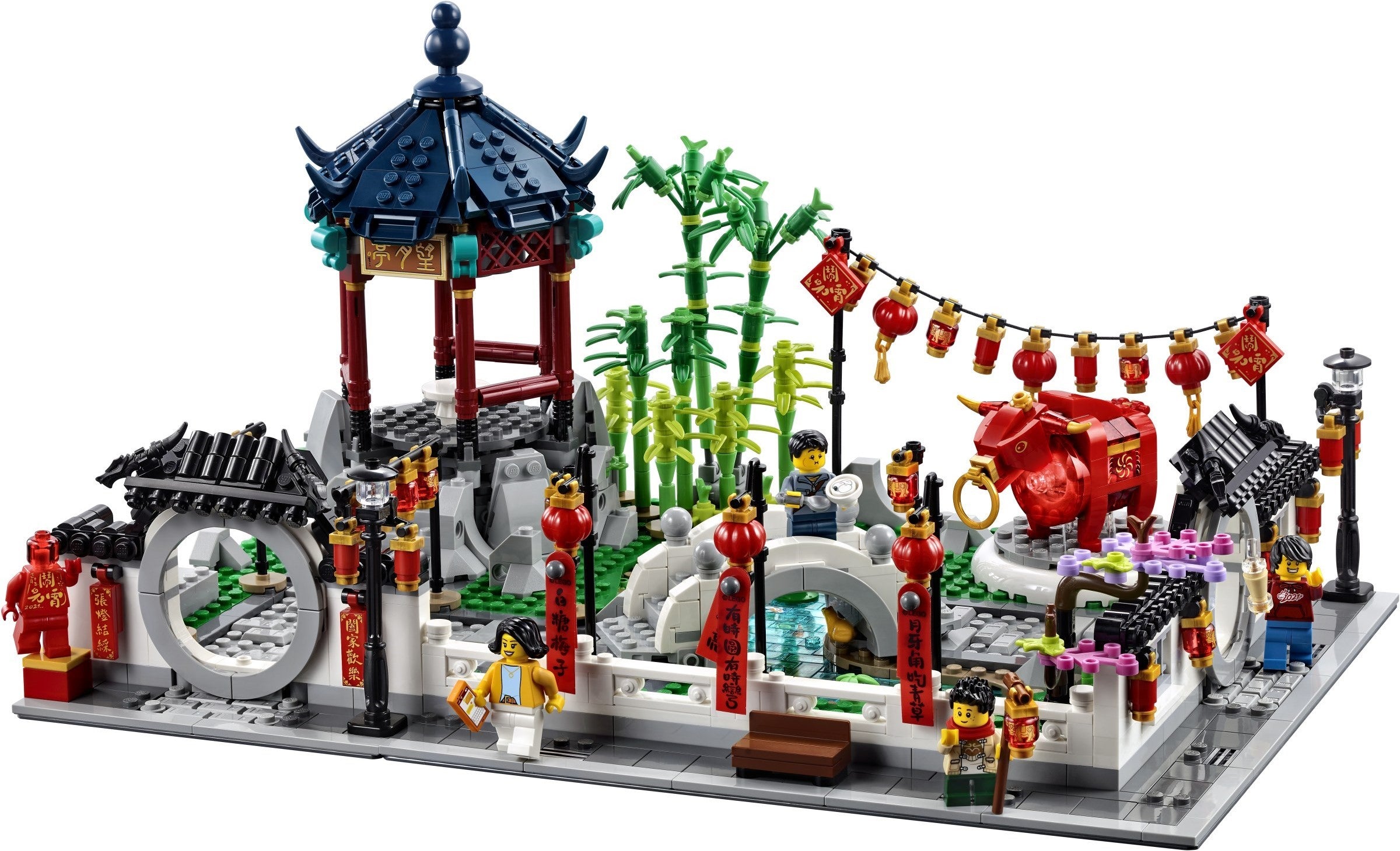 LEGO 80107 Spring Lantern Festival Building Kit - Chinese New Year Celebration Set with Lanterns, Decorations & Mini Figures - Perfect for Holiday Gifts & Asian Culture Enthusiasts