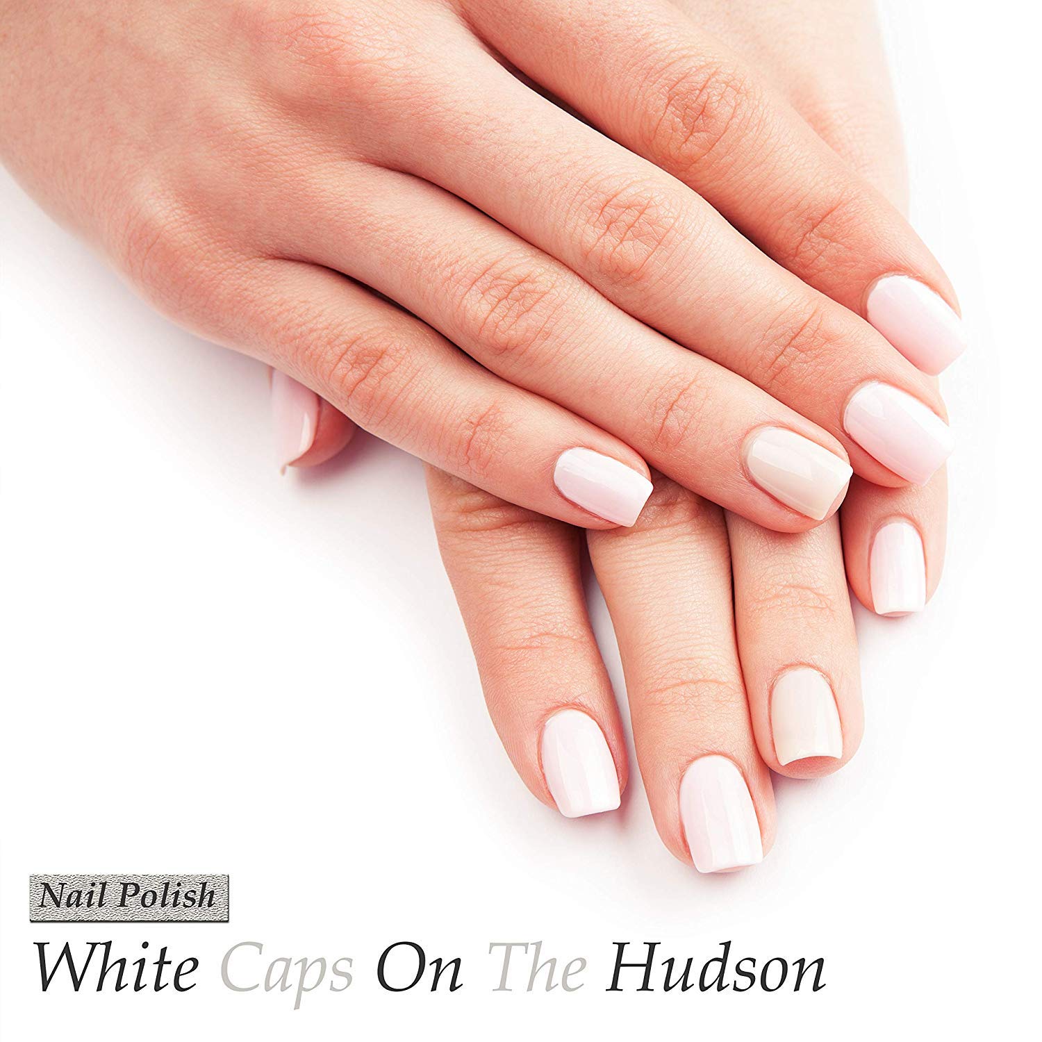 Organic Non-Toxic Vegan Nail Polish - Cruelty-Free Fast Drying Long Lasting Nail Paint for Women - Safe Natural Nail Art Polish (Whitecaps on The Hudson) - Perfect for Manicures, Pedicures & Nail Art Designs