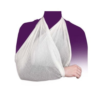 Disposable Triangular Bandage & Sling - 110cm x 110cm x 155cm - First Aid Essential for Emergency Care, Sports Injuries & Outdoor Adventures