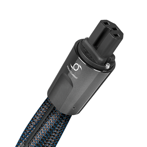 AudioQuest Storm Series Hurricane High Current Power Cable - Premium Power Cord for Home Theater & Hi-Fi Audio Systems - Perfect for Audiophiles & Home Entertainment Setups