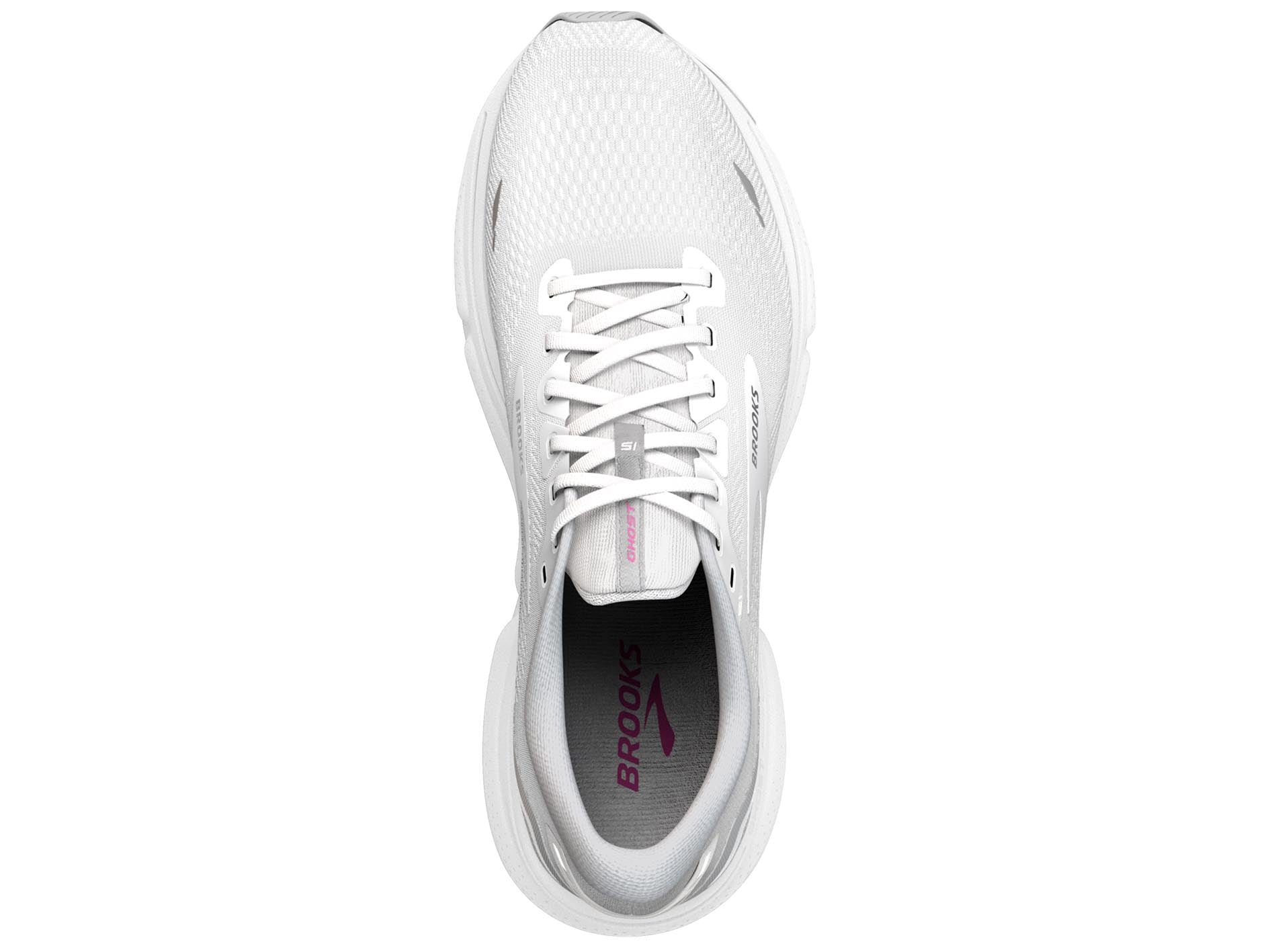 Brooks Women's Ghost 15 Running Shoes - Lightweight Cushioned Sneakers for Jogging, Training & Gym Workouts - Perfect for Marathon, Road Running & Fitness Enthusiasts