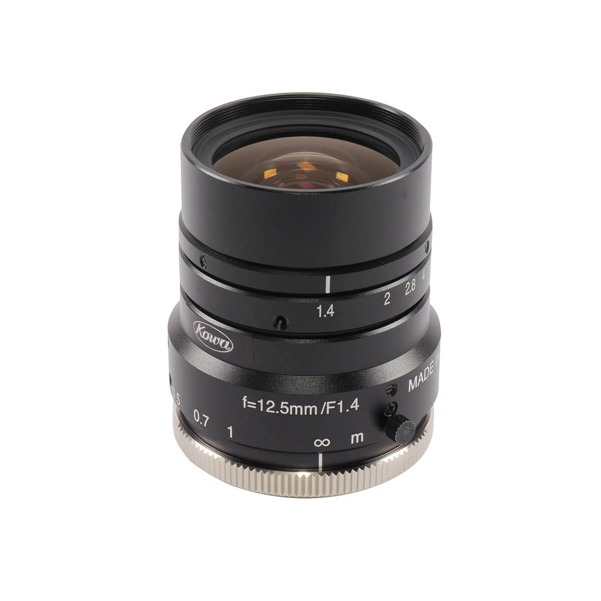 LM12HC 1.5MP 12mm F1.4 C Mount Lens - High Resolution Wide Angle CCTV Camera Lens for Security Surveillance & Machine Vision Systems