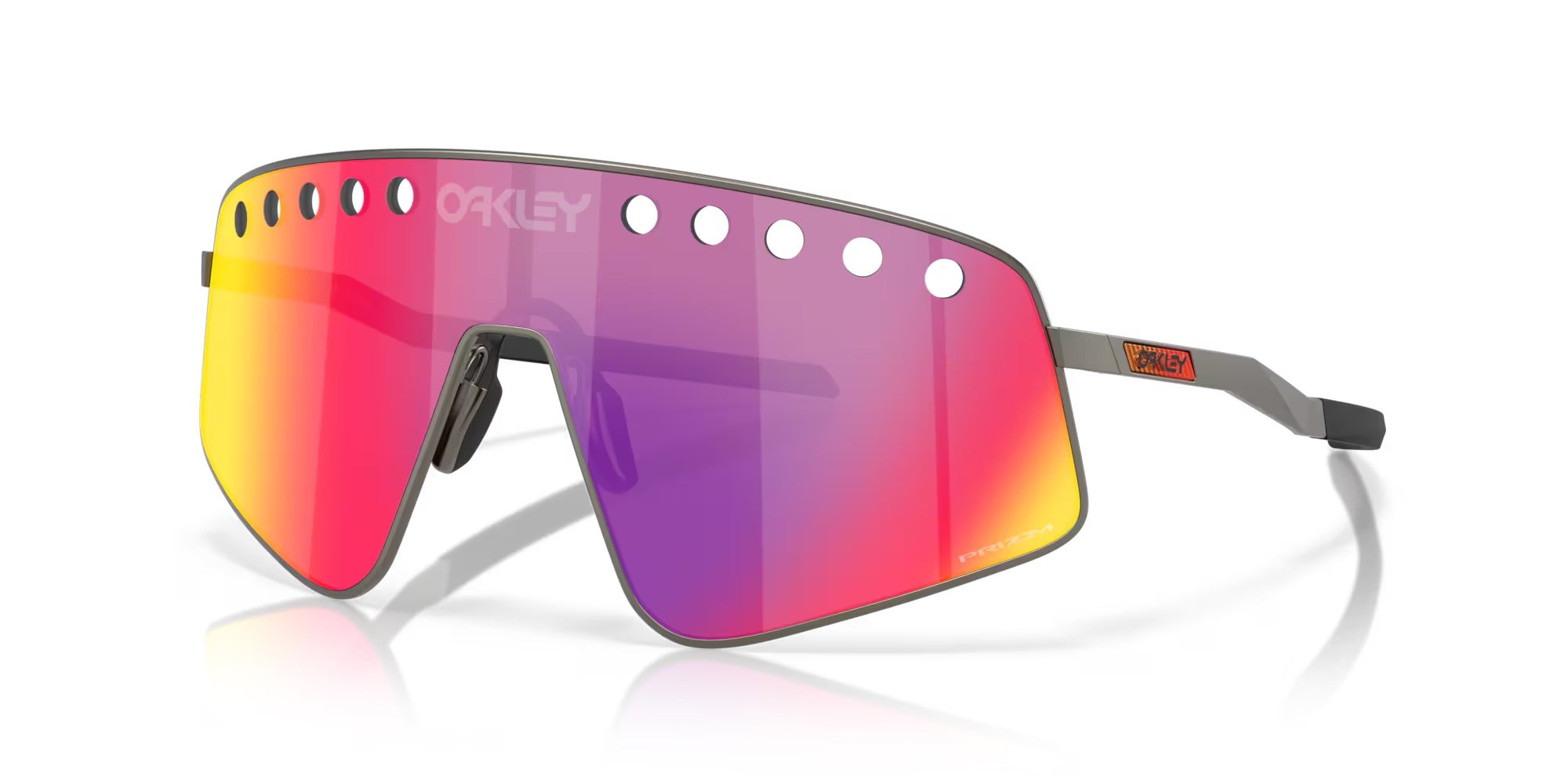 Oakley Sutro TI Sweep Matte Gunmetal Sunglasses with Prizm Road Lens - Ideal for Cycling, Running & Outdoor Sports