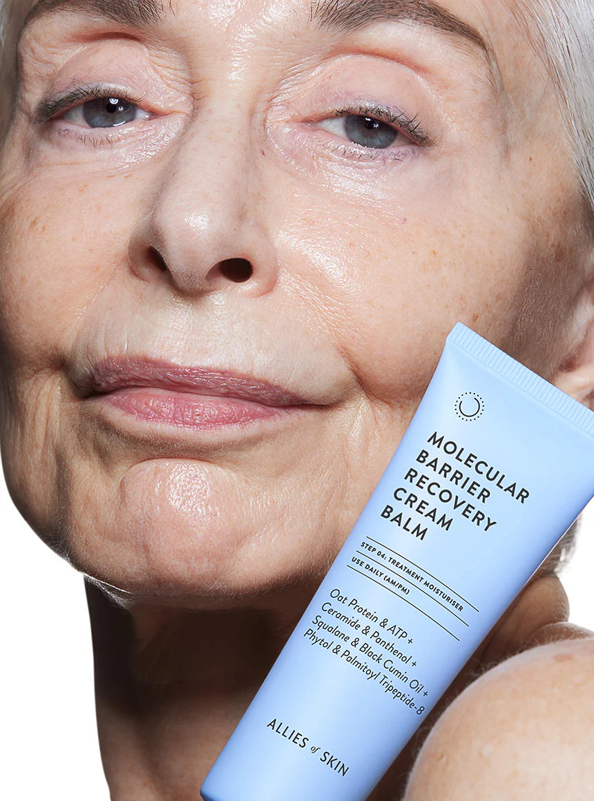 Molecular Barrier Recovery Cream Balm - Intense Hydration & Skin Repair for Dry, Sensitive Skin | Perfect for Nighttime Recovery & Daily Moisturizing