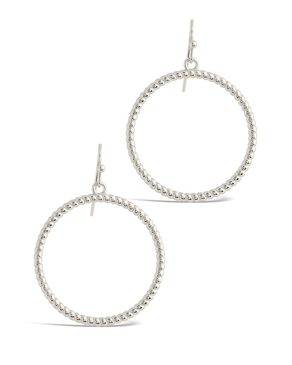 Terina Circle Dangle Earrings for Women - Trendy Gold Hoop Earrings for Everyday Wear | Perfect for Office, Party & Date Night