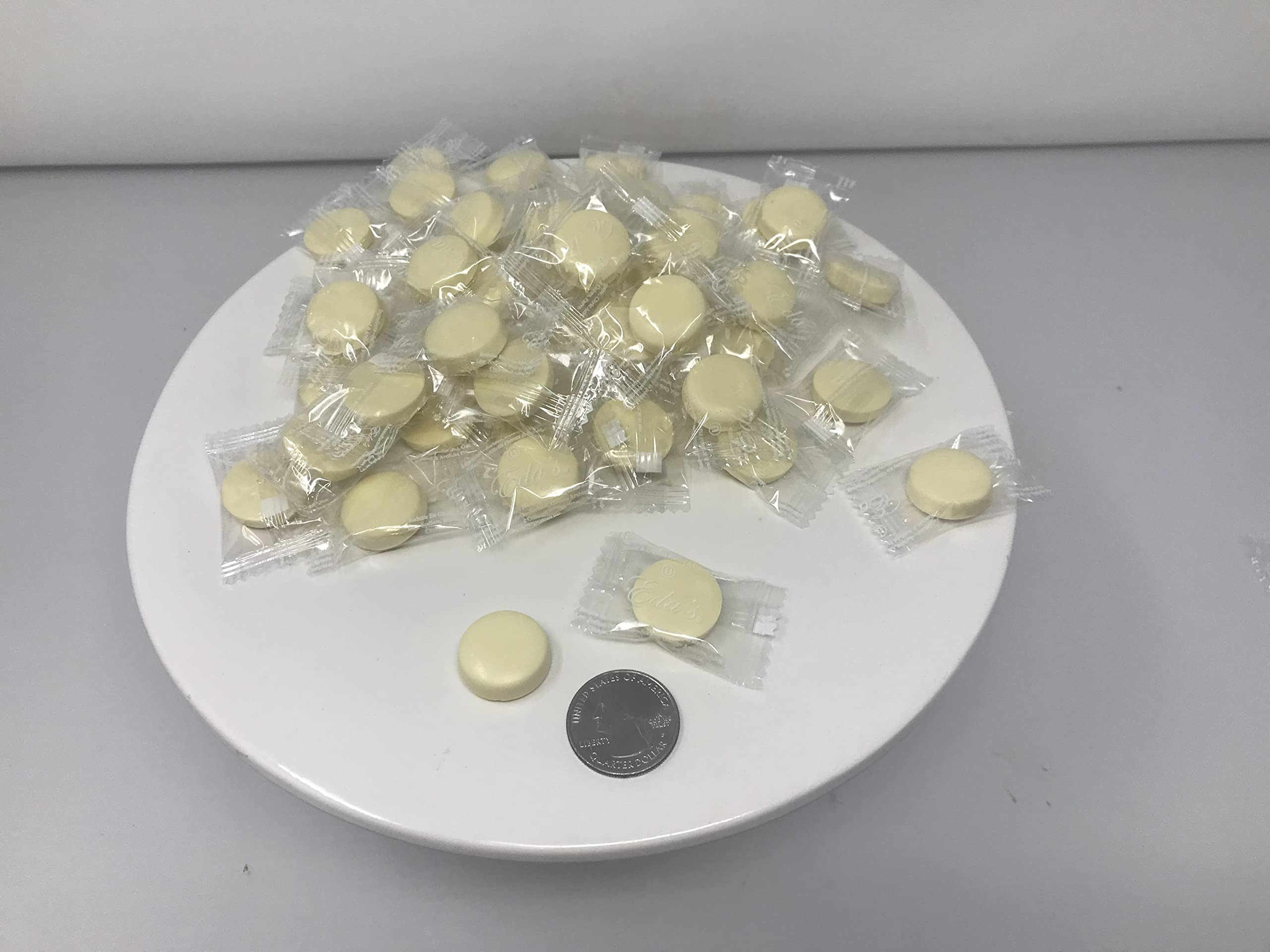 Sugar Free Pina Colada Hard Candy - 2 Pounds Bulk Bag | Tropical Flavor Sucking Candy for Parties, Gifts & Keto Diet Snacks