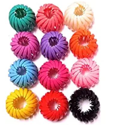 Livecool 6-Pack Plastic Ponytail Holder & Bun Maker - Bird Nest Shaped Hair Clips for Women & Girls with All Hair Types | Perfect for Updos, Messy Buns & Everyday Hairstyles
