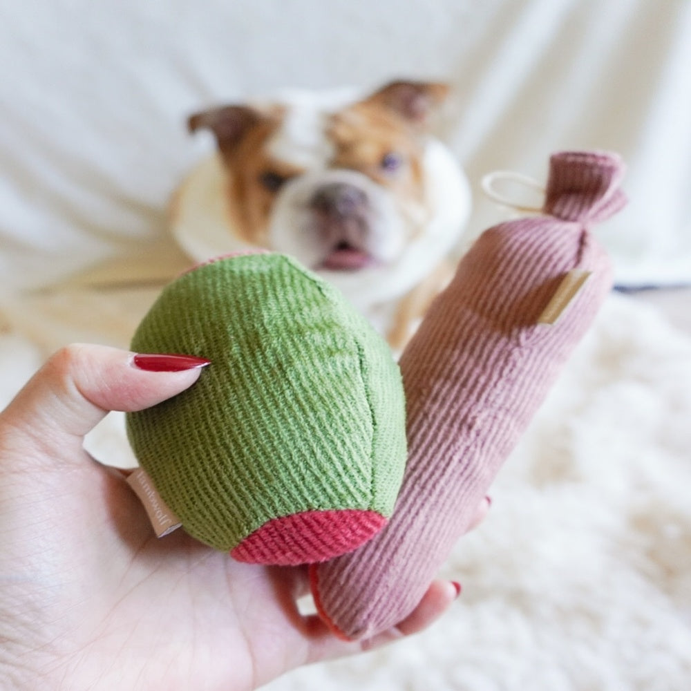 Durable Olive & Salami Dog Chew Toy for Small & Medium Dogs - Perfect for Teething, Playtime & Training