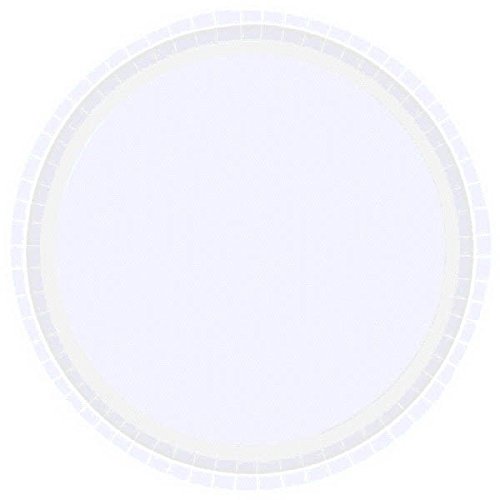 20-Pack 7-Inch Frosty White Round Paper Plates - Elegant & Sturdy Disposable Plates for Parties, Weddings, Celebrations & Everyday Use - Perfect for Birthday Events, Baby Showers & Family Gatherings