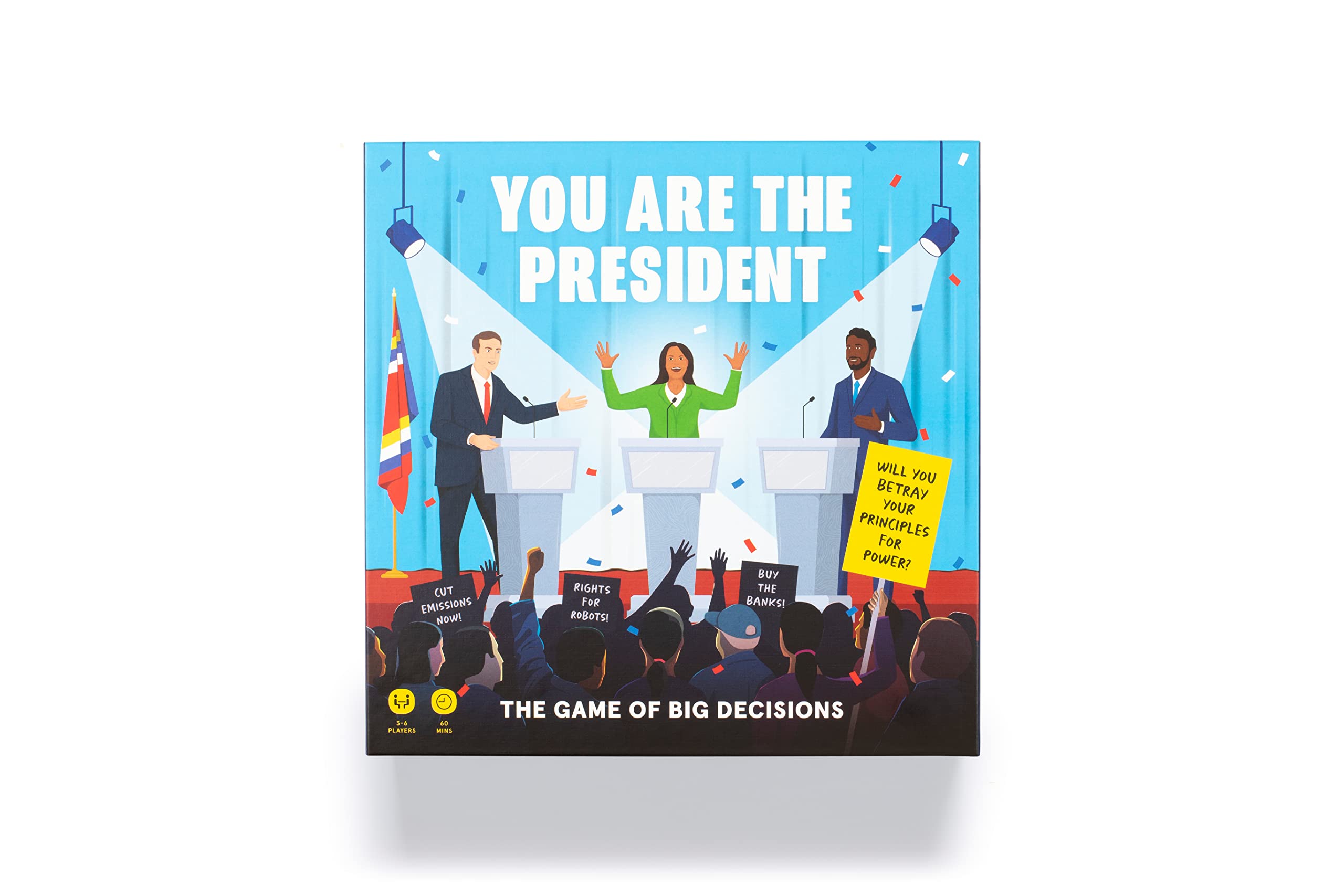 You Are The President - Strategic Decision-Making Board Game for Adults & Teens | Fun Political Simulation Game for Parties & Family Game Nights | Laurence King Publishing