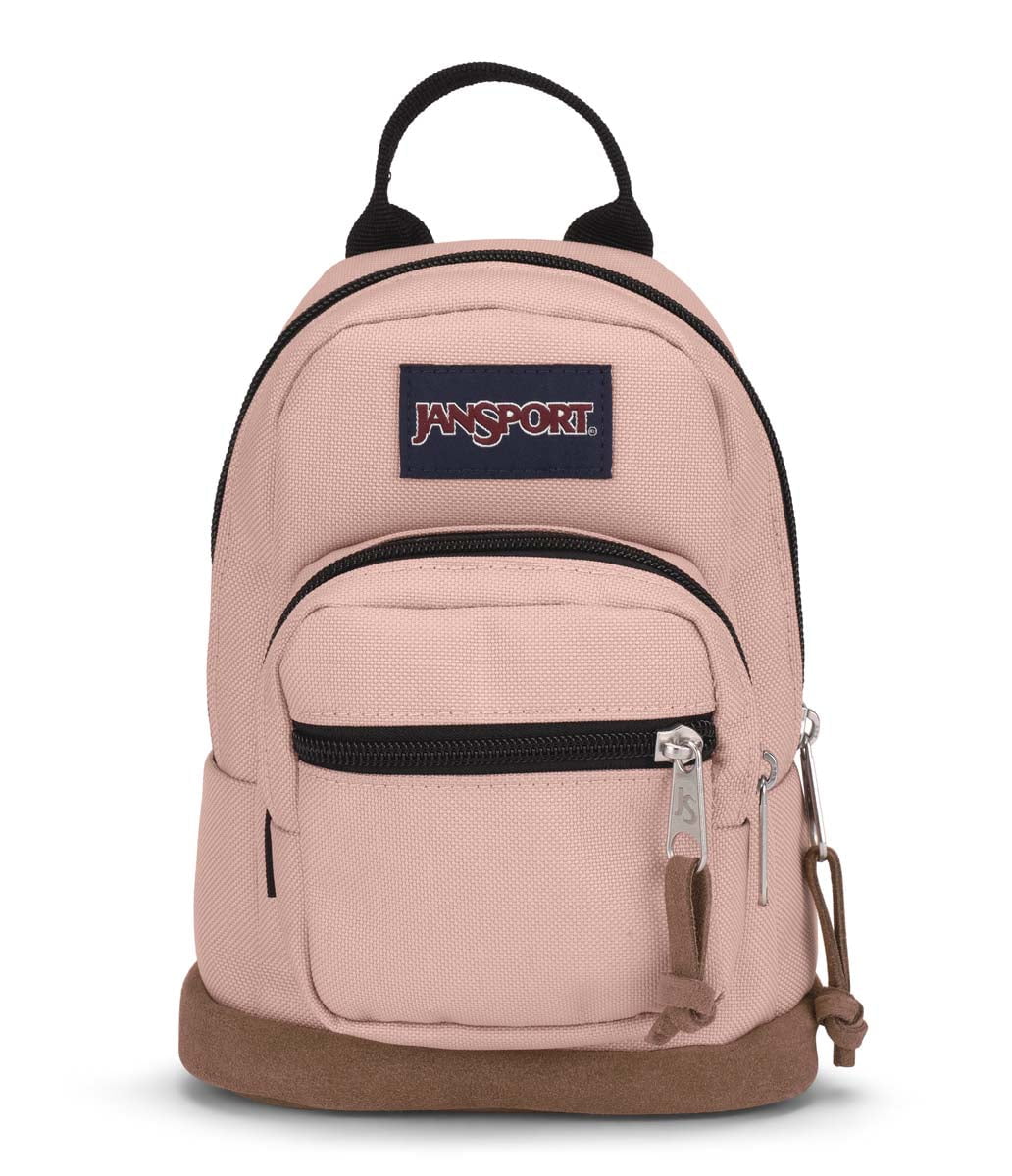 JanSport Right Pack Mini Backpack - Lightweight & Durable School Bag for Women & Teens, Misty Rose Color | Perfect for College, Travel & Everyday Use