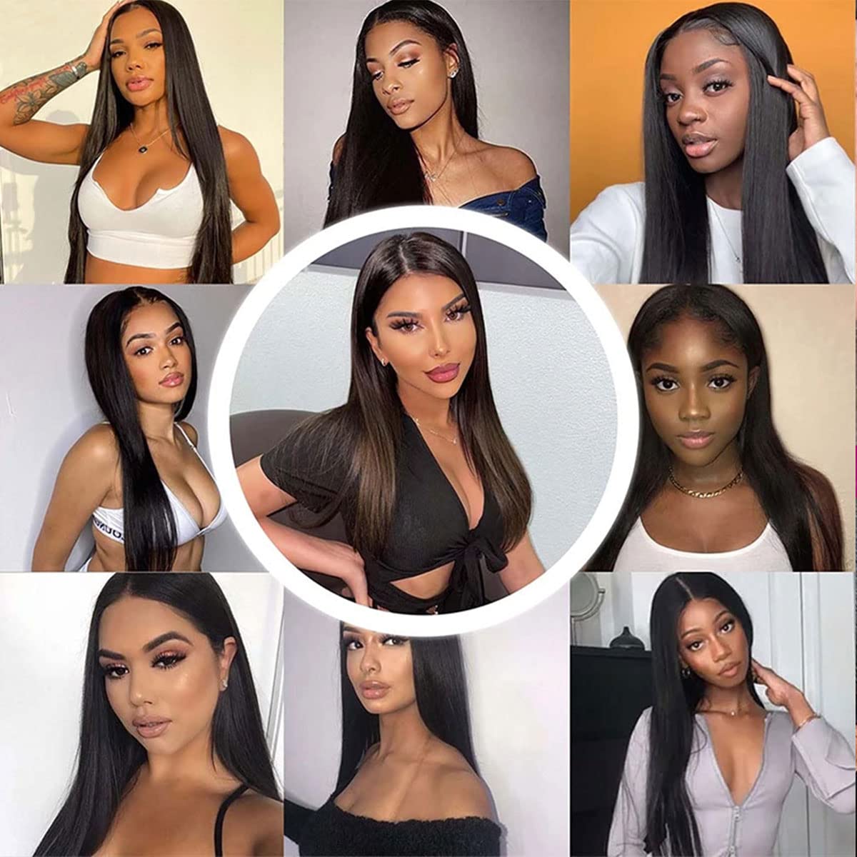 5x5 HD Lace Front Wigs Human Hair - Brazilian Virgin Hair 180% Density 26 Inch - Soft & Smooth Natural Black Color with Baby Hair for Black Women | Perfect for Daily Wear, Special Occasions & Protective Styling