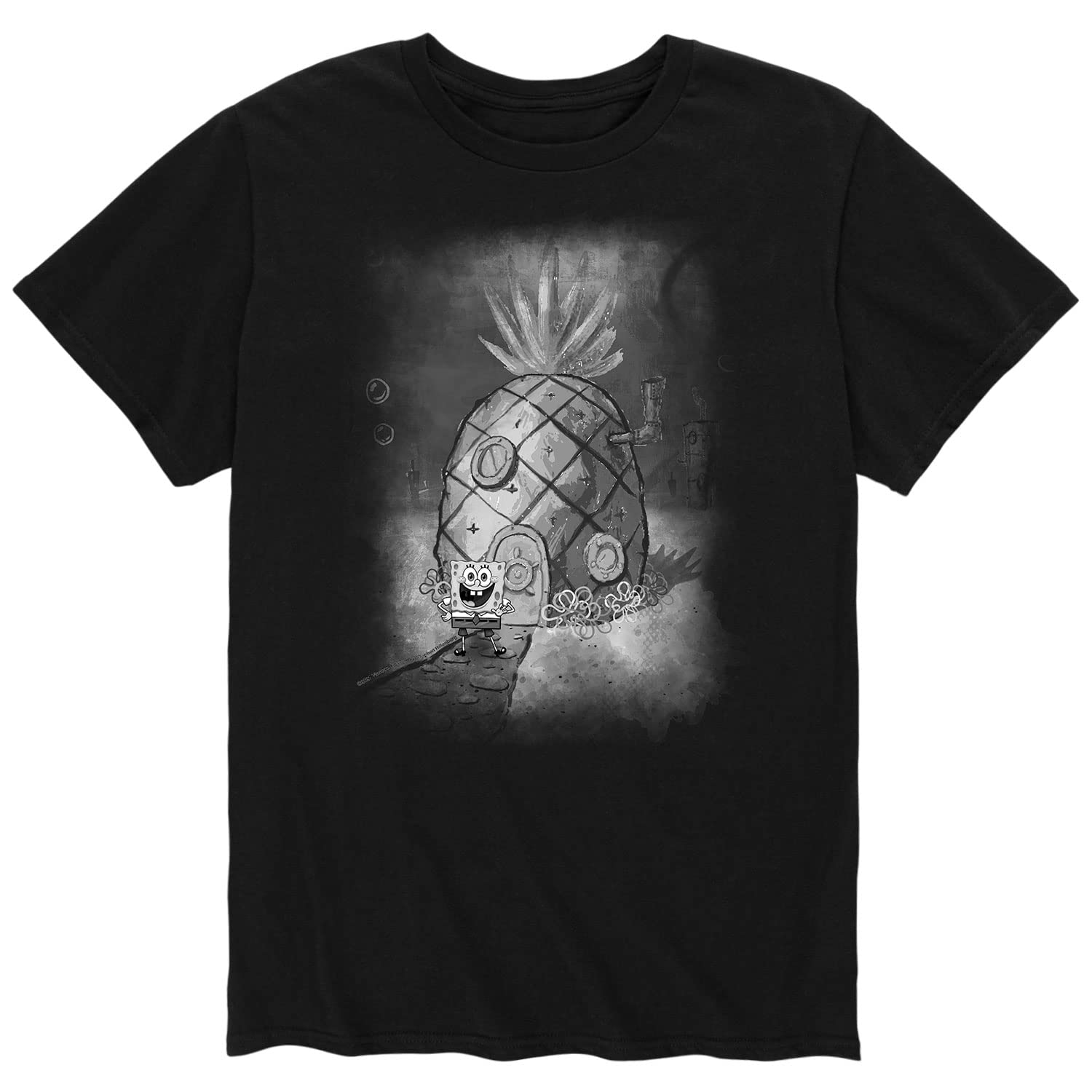 HYBRID APPAREL Spongebob Squarepants Men's Graphic T-Shirt - Funny Cartoon Character Tee for Casual Wear & Gifts