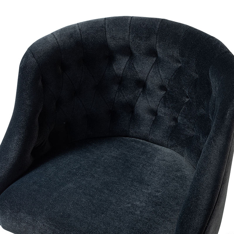 Penelope Velvet Tufted Office Chair - Ergonomic Executive Desk Chair with Lumbar Support - Perfect for Home Office, Gaming & Workspace Comfort