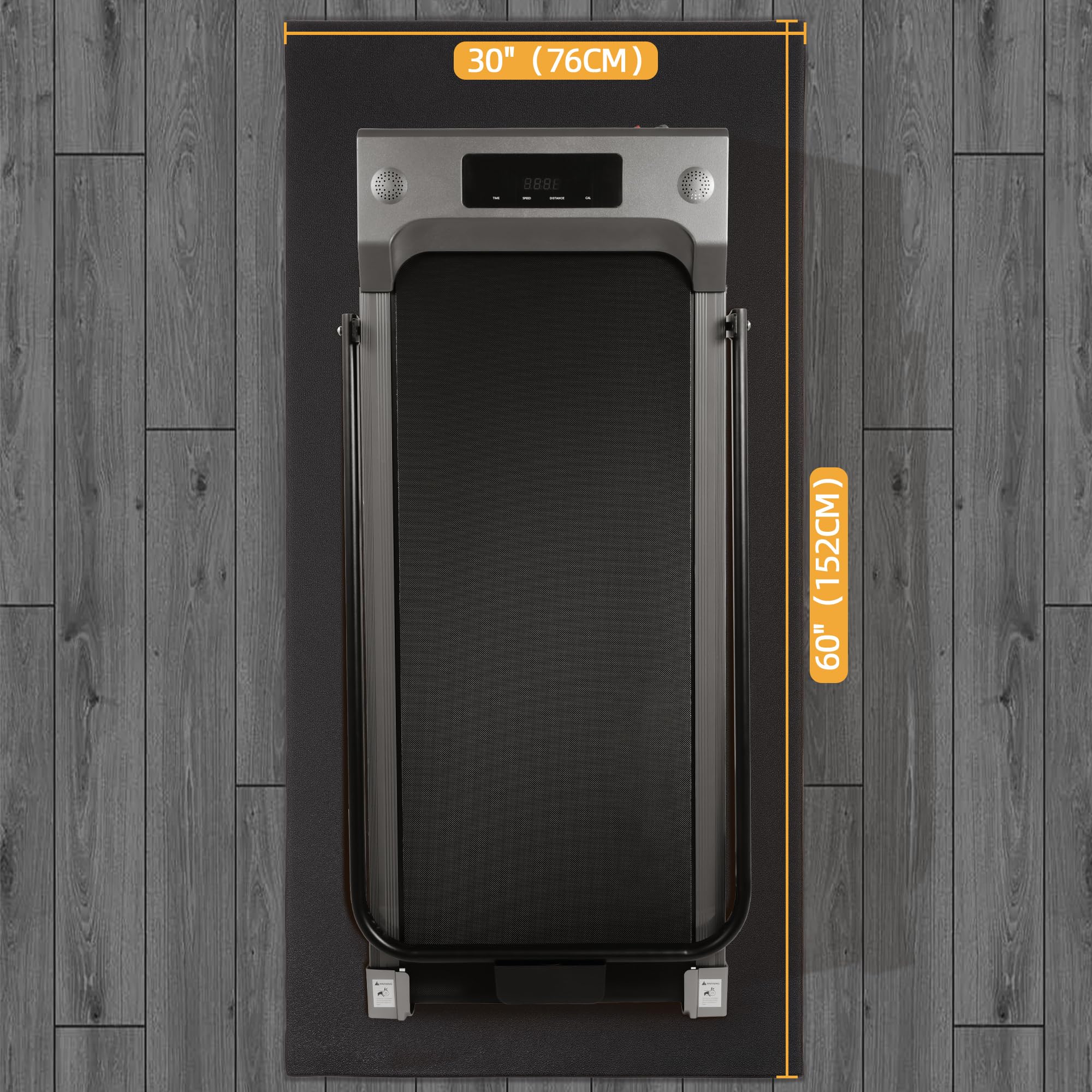 Premium High-Density Home Gym Treadmill & Exercise Bike Mat - 1/4