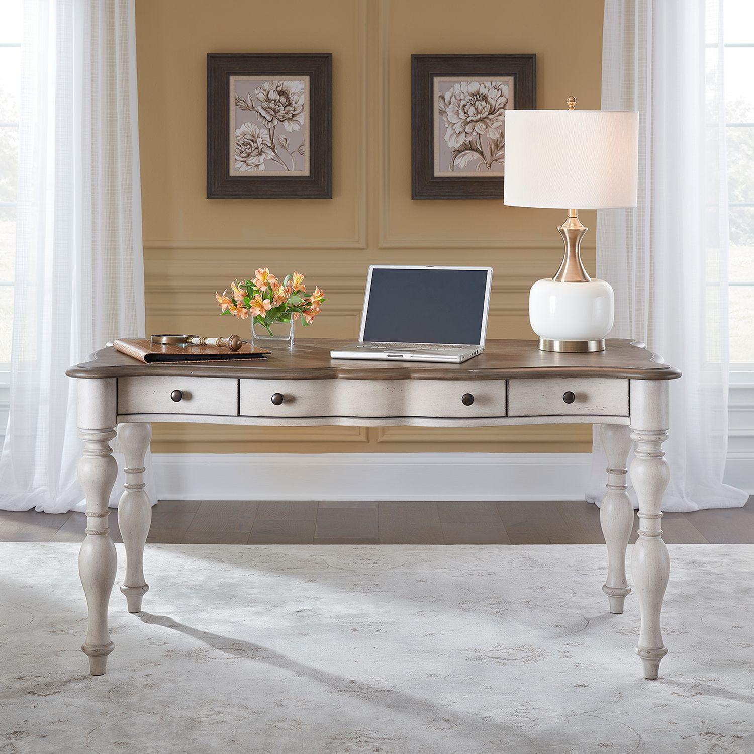 Chesapeake 493W H0107 UJL Modern Writing Desk - Stylish Home Office Furniture for Small Spaces & Study Rooms