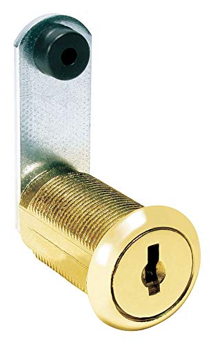 High-Quality Brass Disc Tumbler Cam Lock with Key C346A - Perfect for Cabinets, Drawers, and Furniture Security