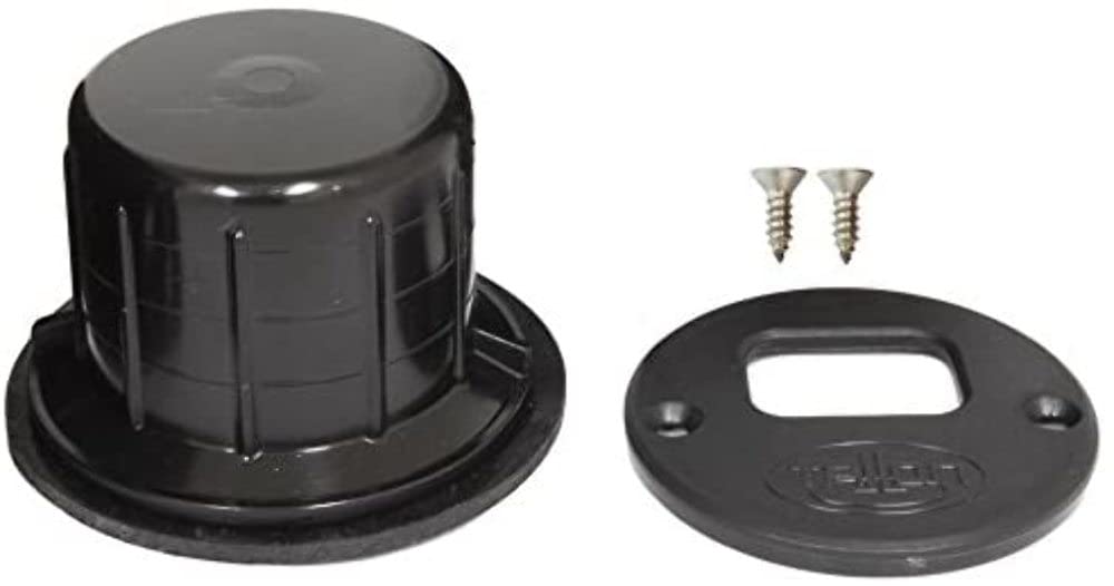 RAM MOUNTS RAM-376-TAL2BB Tallon Female Quick Release Base Black - Secure Mounting Solution for Marine, Motorcycle, and Off-Road Vehicles