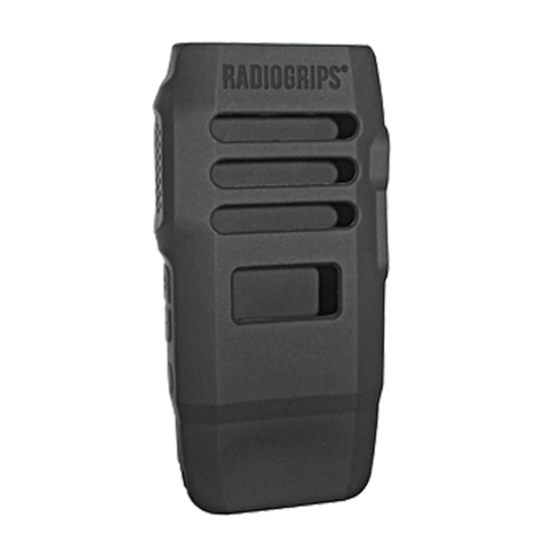 Motorola TLK100 Silicone Carry Case - Durable Shockproof Non-Slip Two-Way Radio Protector by RadioGrips® - Ideal for Construction, Security & Outdoor Adventures
