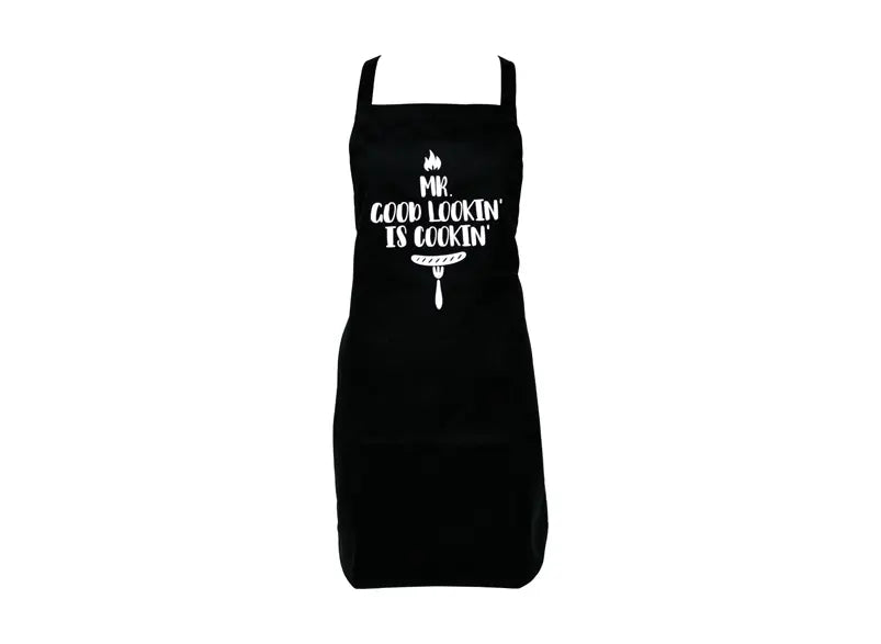 Stylish Mr. Good Looking Apron for Cooking & Grilling - Premium Kitchen Apparel by Annabel Trends