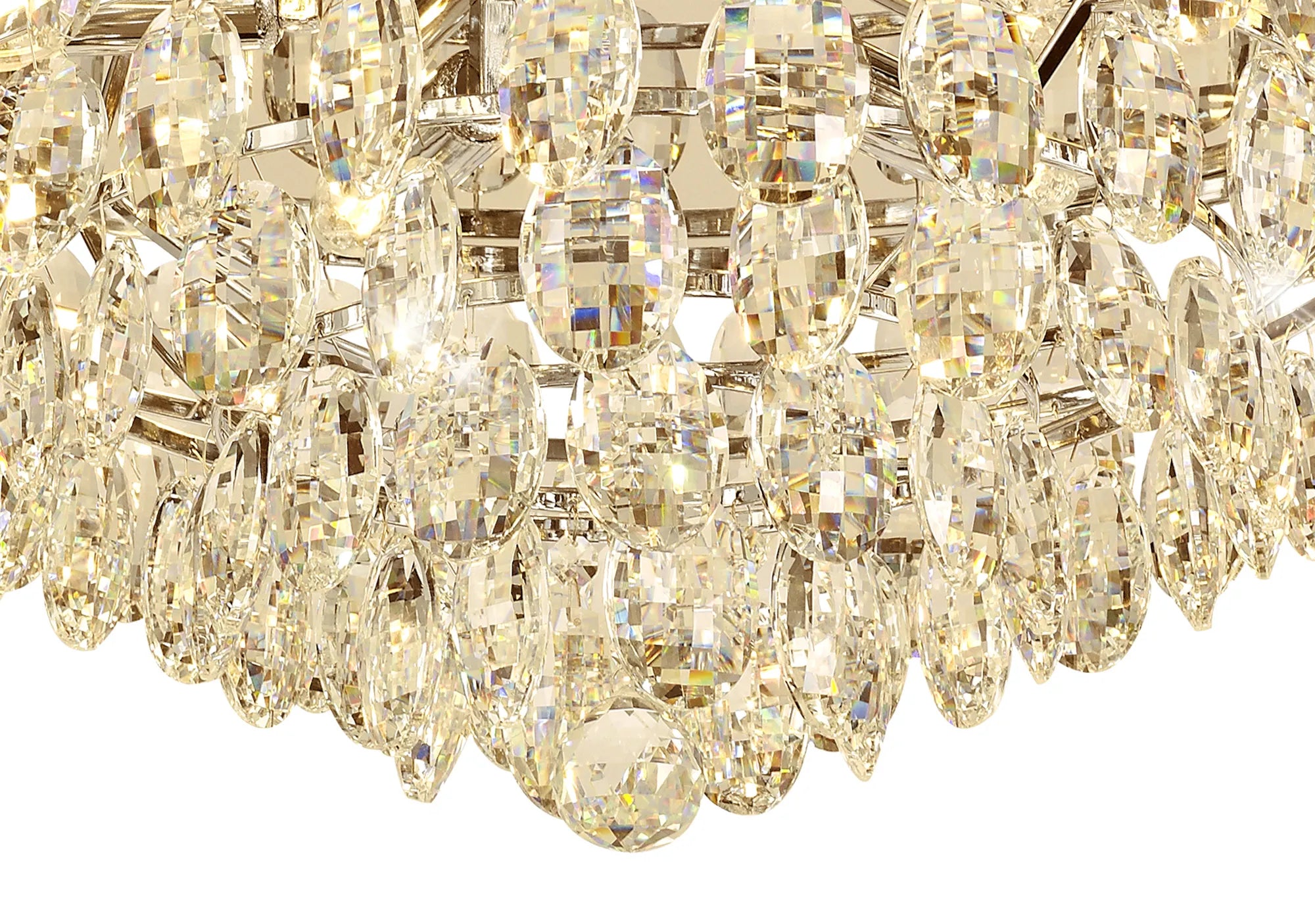 Consten Flush Ceiling Light Fixture with E14 Socket - Perfect for Bedroom, Hallway & Small Space Lighting