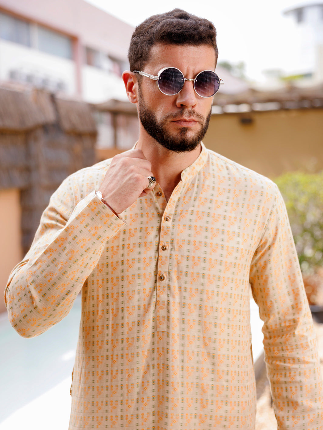 Premium Cotton Beige Kurta for Women | Comfortable & Stylish Indian Traditional Dress | Perfect for Festivals, Weddings & Casual Wear