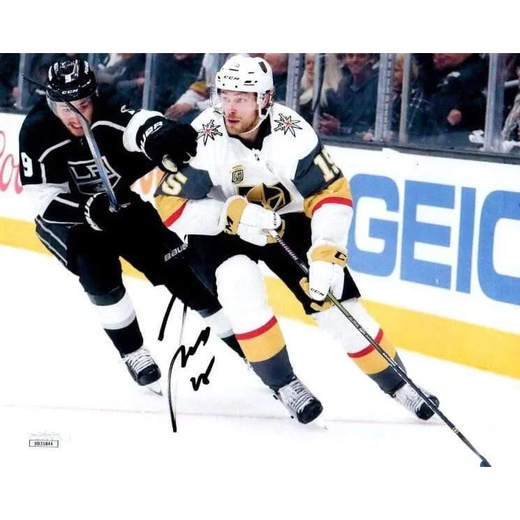 Jon Merrill Vegas Golden Knights Signed 8x10 Photo with JSA COA - Authentic NHL Autographed Memorabilia for Sports Collectors and Hockey Fans - Perfect for Man Cave, Sports Room Decor or Gift for Hockey Enthusiasts
