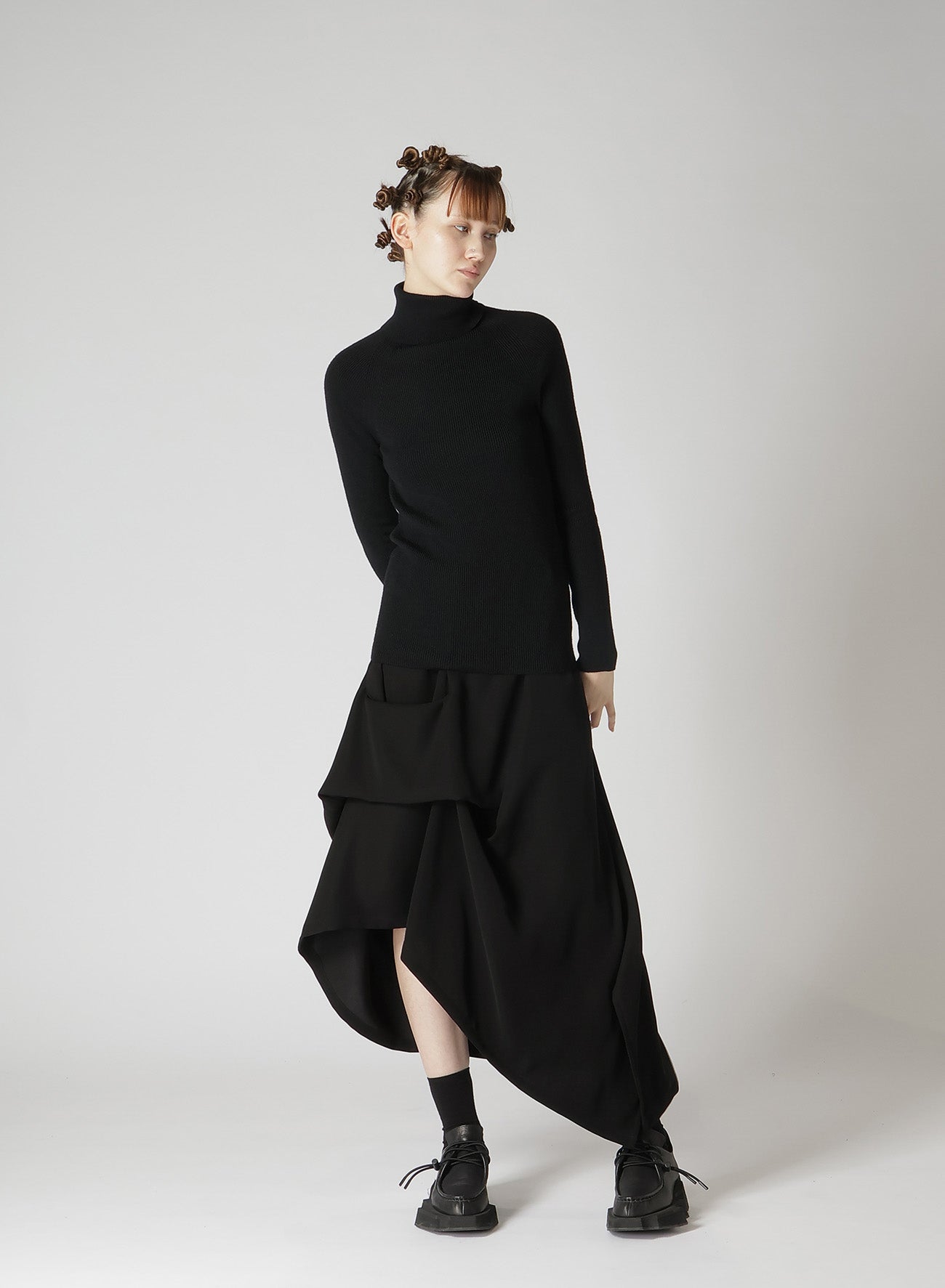Double Layer Satin A-Line Skirt with Asymmetrical Hem - Elegant Women's Midi Skirt for Party, Date Night & Special Occasions