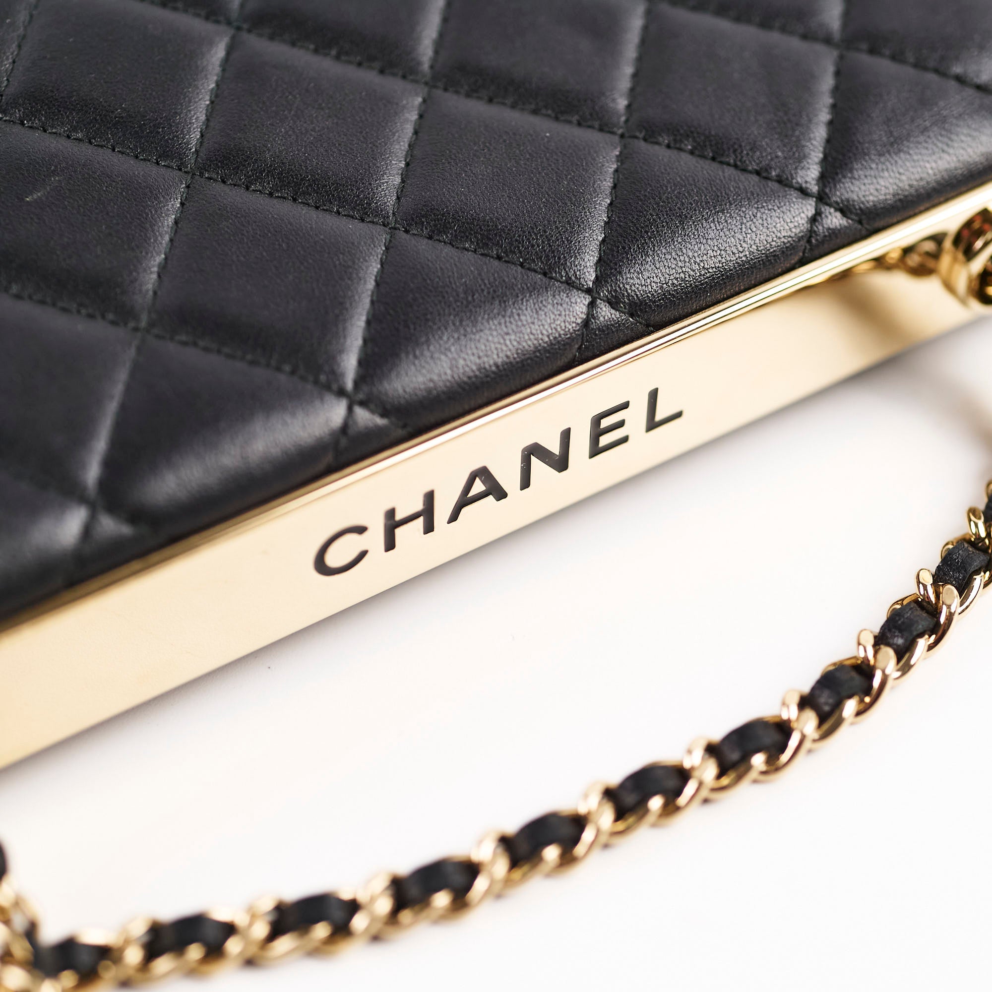 Chanel Trendy CC Lambskin Wallet on Chain WOC Black - Luxury Crossbody Bag for Women | Perfect for Evening Events, Parties & Date Nights