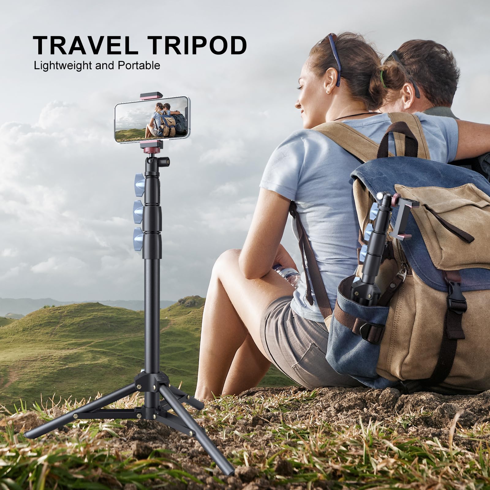 LINCO Selfie Stick & Tripod Combo - Heavy Duty, Lightweight, Extendable to 52