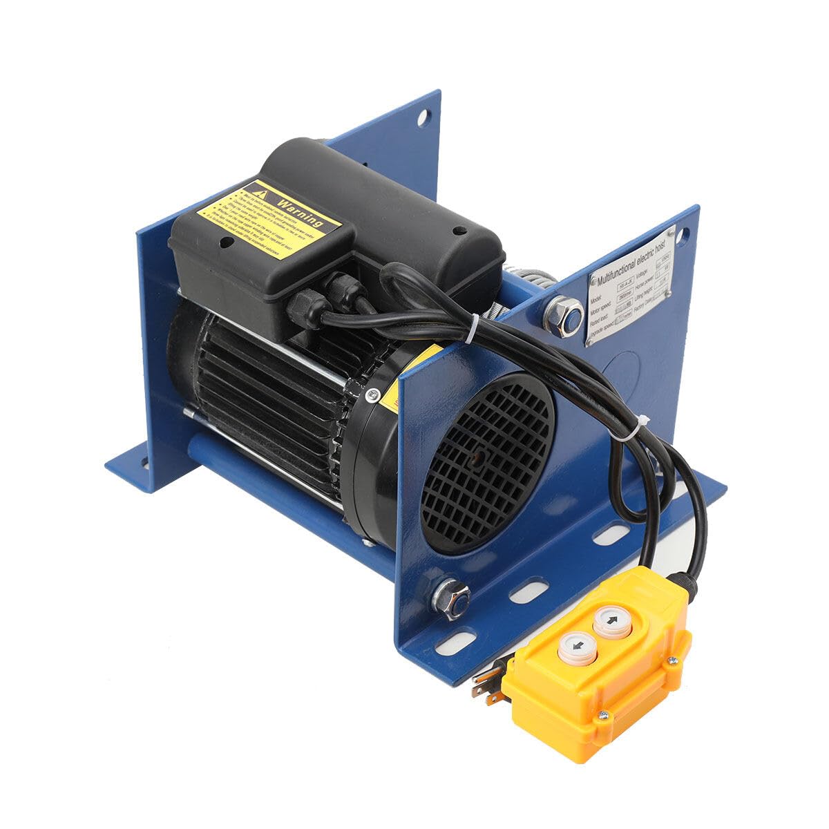 Electric Hoist Crane 110V - 200-400kg Capacity with 30m Wire Rope - Overhead Engine Lift & Micro Electric Winch for Garage, Workshop, and Industrial Use