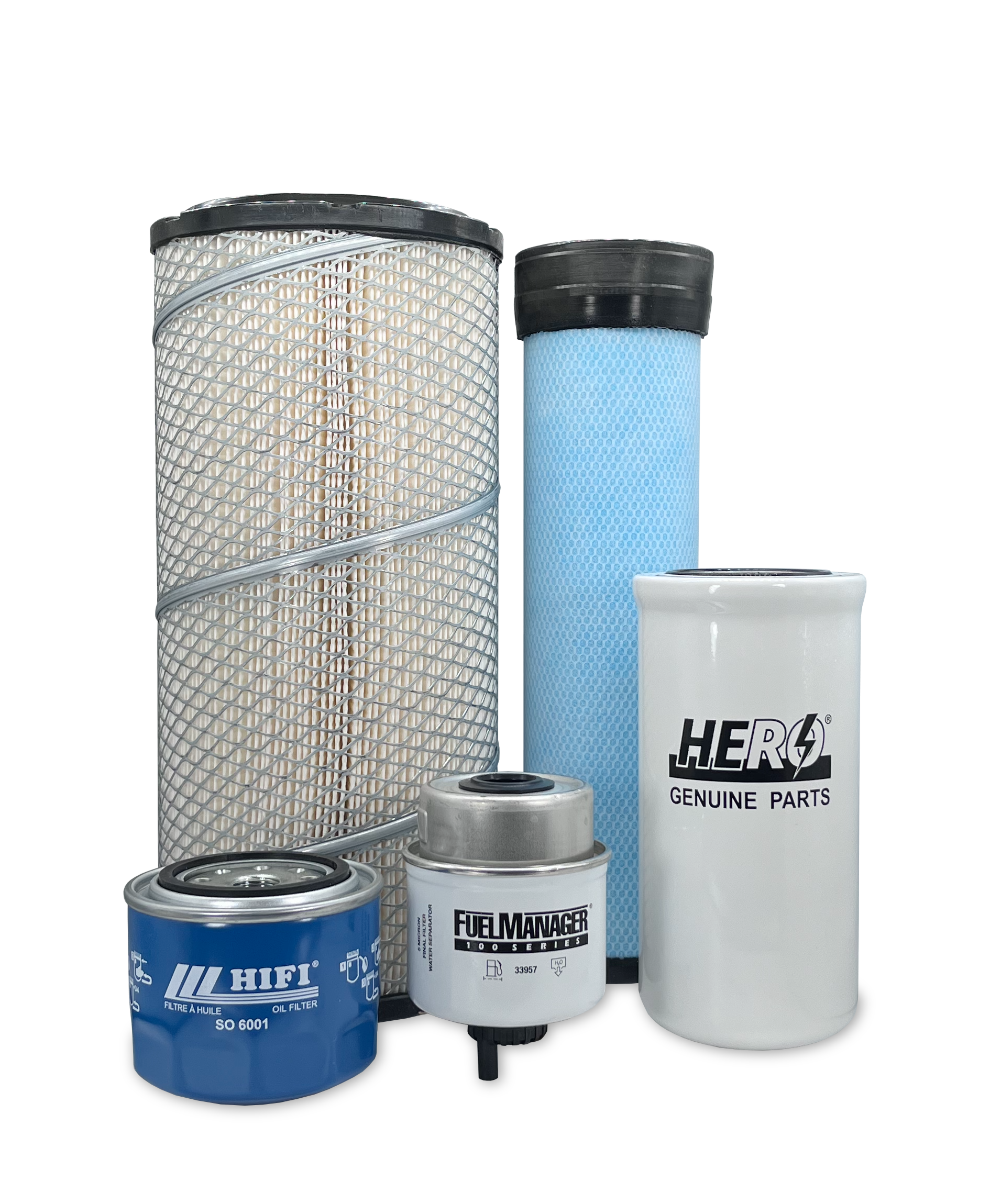 New Holland LX885 Skid Steer Loader HERO® Maintenance Filter Kit - Air, Oil & Hydraulic Replacement Filters for Tractor & Construction Equipment