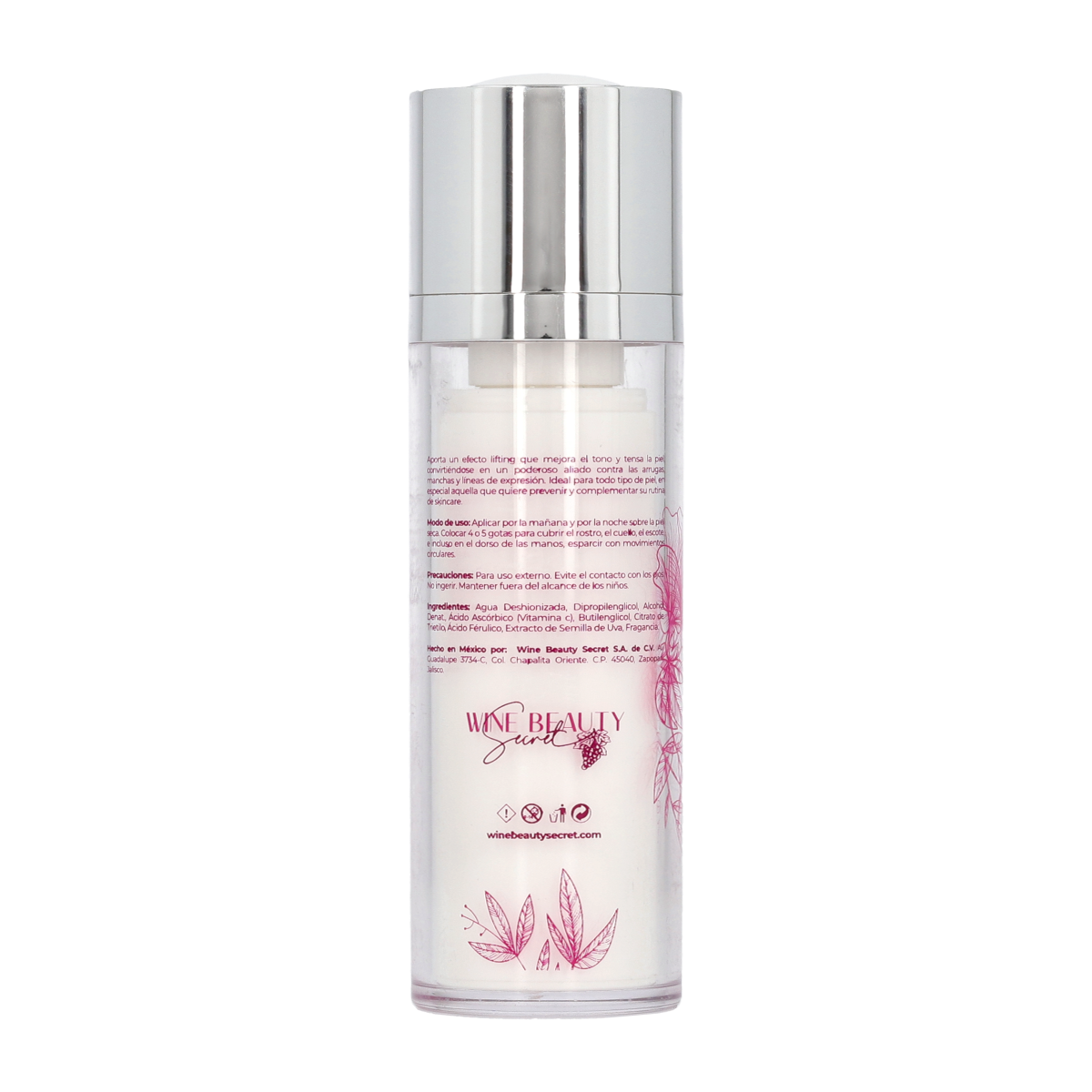 Antioxidant Facial Serum with Resveratrol - Brightening & Anti-Aging Skincare for Glowing Skin | Perfect for Daily Routine & Night Care