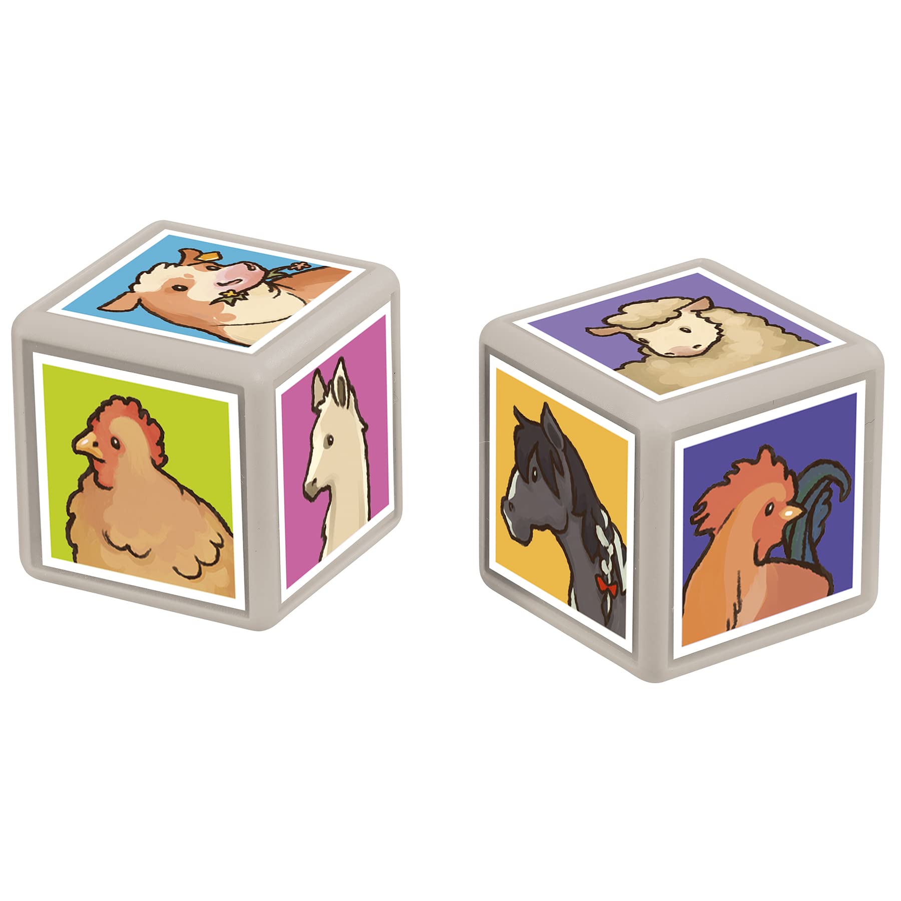 Farm Animals Matching Memory Game - Fun Family Board Game for Kids & Adults Ages 4+ - Educational Learning Game for 2 Players - Perfect for Birthday Parties, Family Game Nights & Preschool Learning Activities