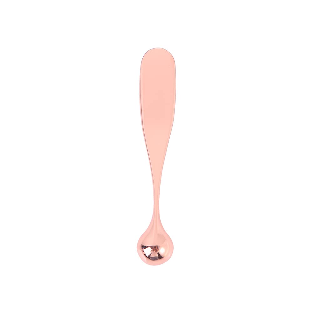Rose Gold Metal Eye Cream Applicator & Massage Roller - Anti-Wrinkle Eye Care Tool for Women, DIY Facial Spoon & Cosmetic Massage Stick | Perfect for Skincare Routine, Dark Circle Treatment & Puffiness Relief